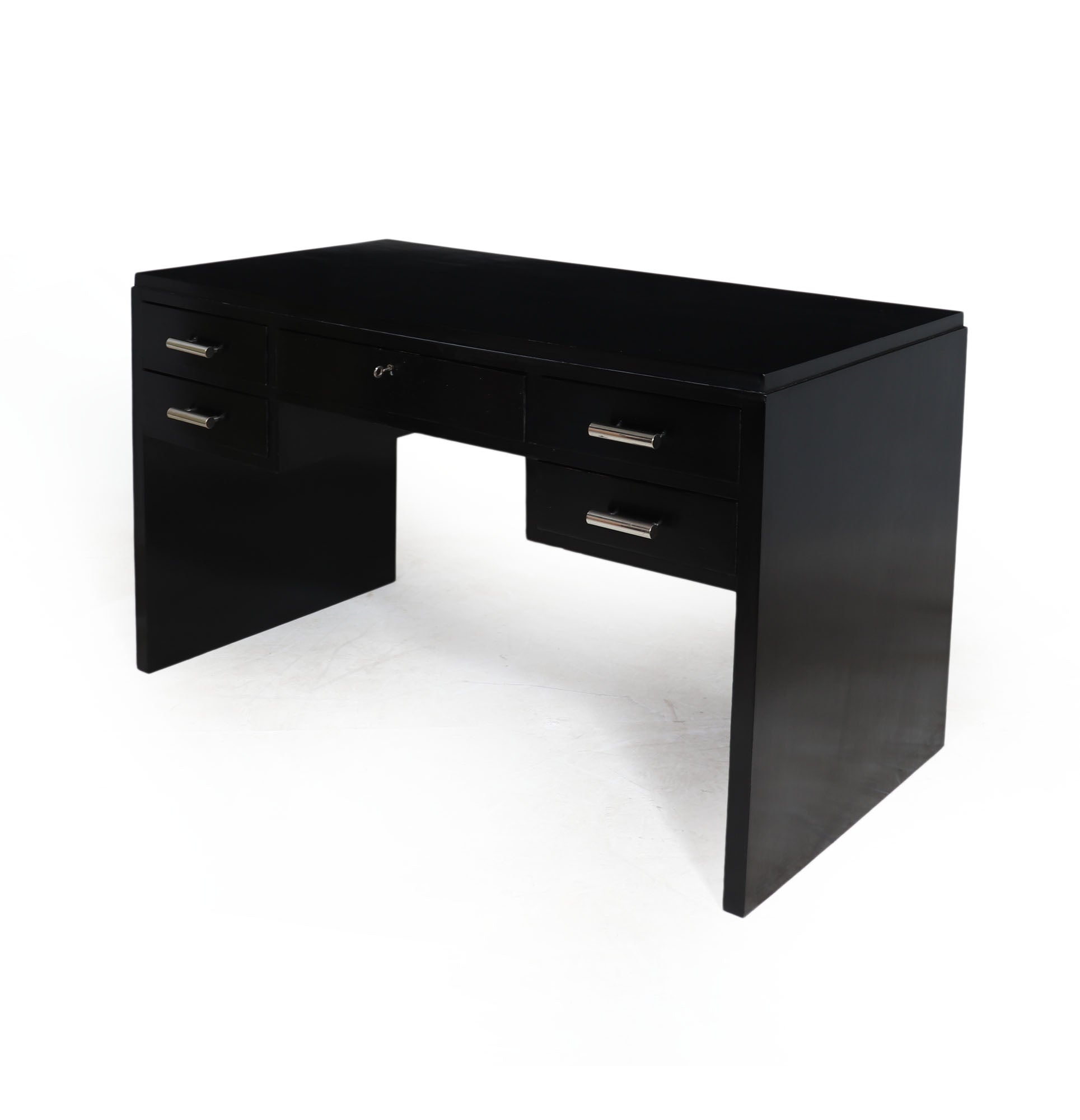 French-Black-Art-Deco-Desk