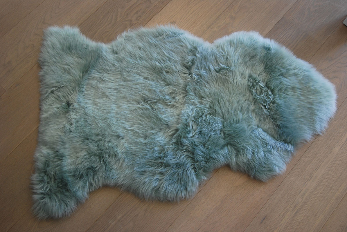 Eau-De-Nil-Sheepskin-Rug-on-Floor
