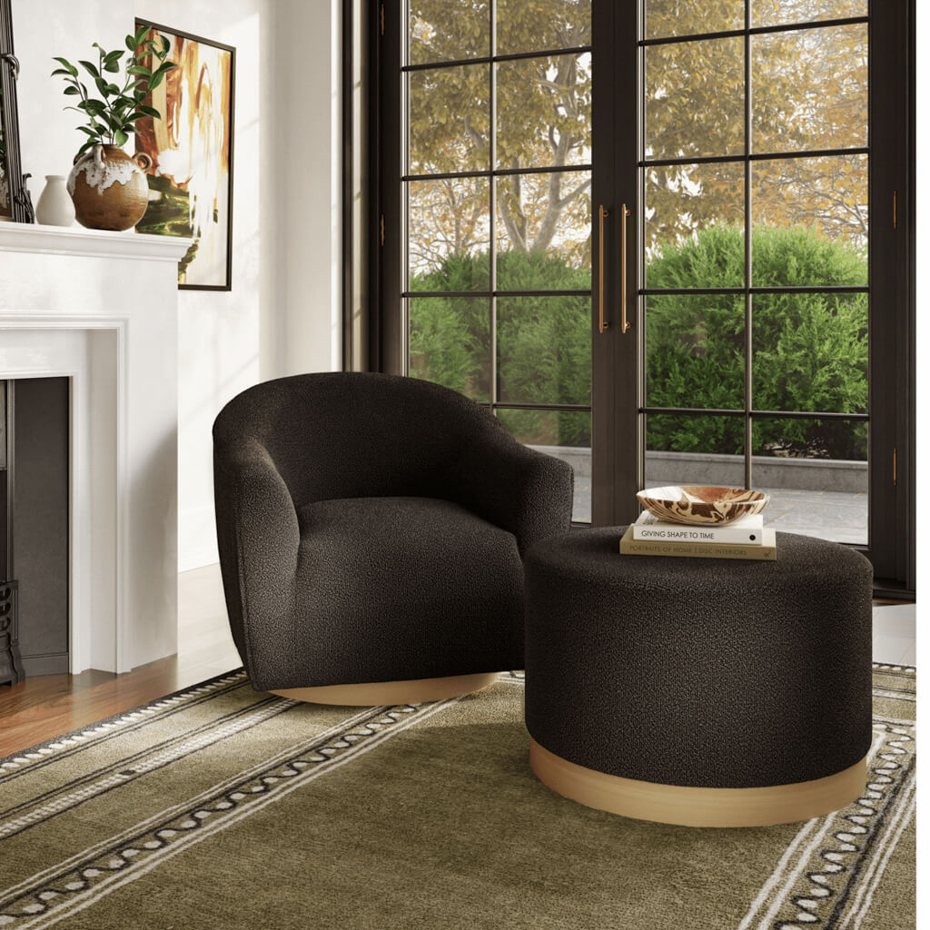 Lara-Black-Large-Pouffe-LifeStyle