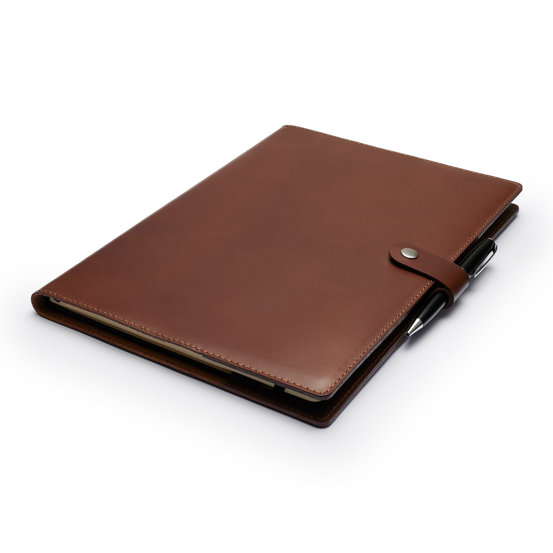 A4NotebookplusPen45_-DarkBrown-TopDown-1087