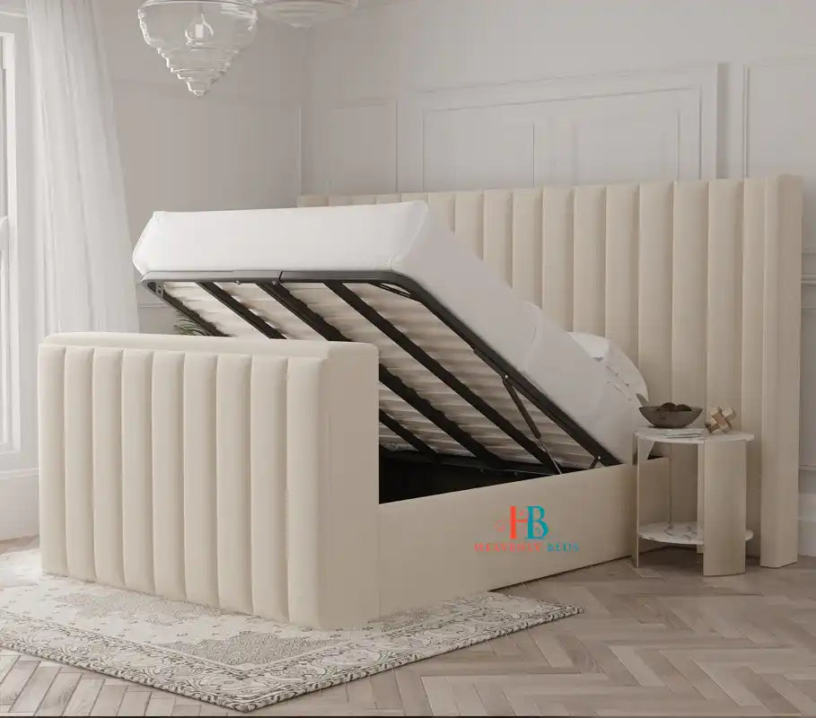 Oversize-Headboard-TV-Storage-Bed