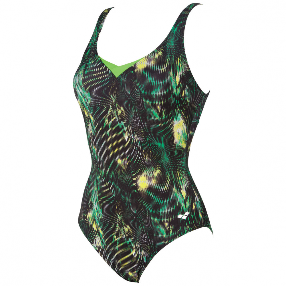 Womens Lauren Swimsuit 44″ Black – Arena
