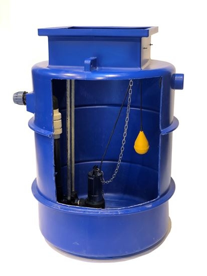 Sewage Pump Station 5 Bedroom Property BD-1250V – Twin Rigged Pumps – 10m – Basement & Drainage Solutions
