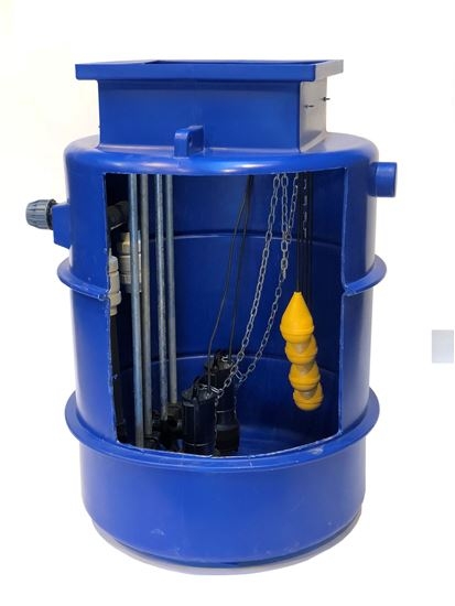 Macerator Pump Station, Ideally sized properries to 5/6 bedrooms – Basement & Drainage Solutions