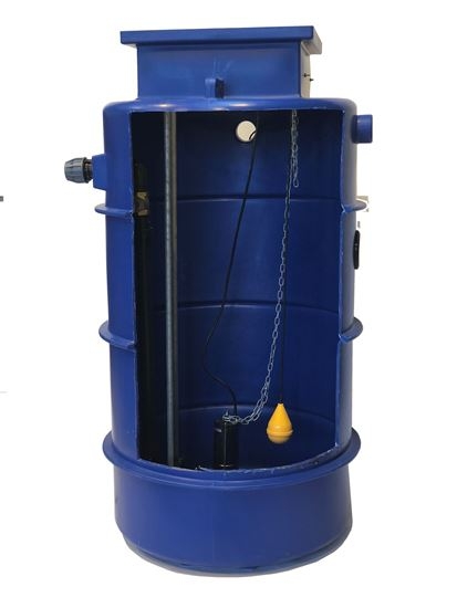 Wastewater Pump Station BD-800GW – twin rigged pumps – 10m head pump – Basement & Drainage Solutions