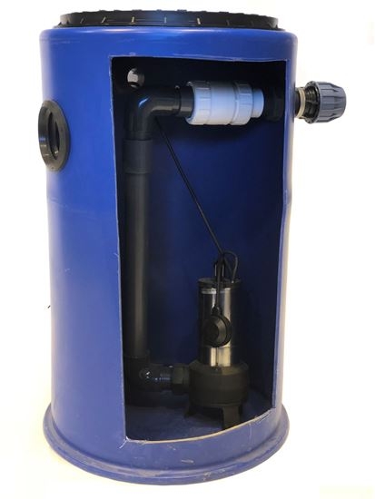Garden Drainage Pump Station – Twin 6m Head Pump System – Basement & Drainage Solutions