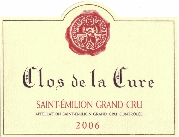 Half Bottle Clos De La Cure St Emilion Grand Cru (375 ml)
