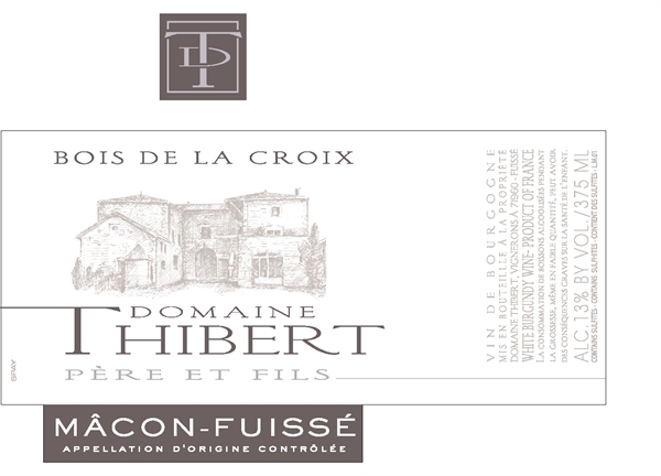 Half Bottle Domaine Thibert Mâcon-Fuissé “Bois de la Croix” (375 ml)