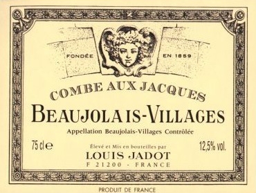 Half Bottle Louis Jadot Beaujolais Villages «Combe aux Jacques» (375 ml)