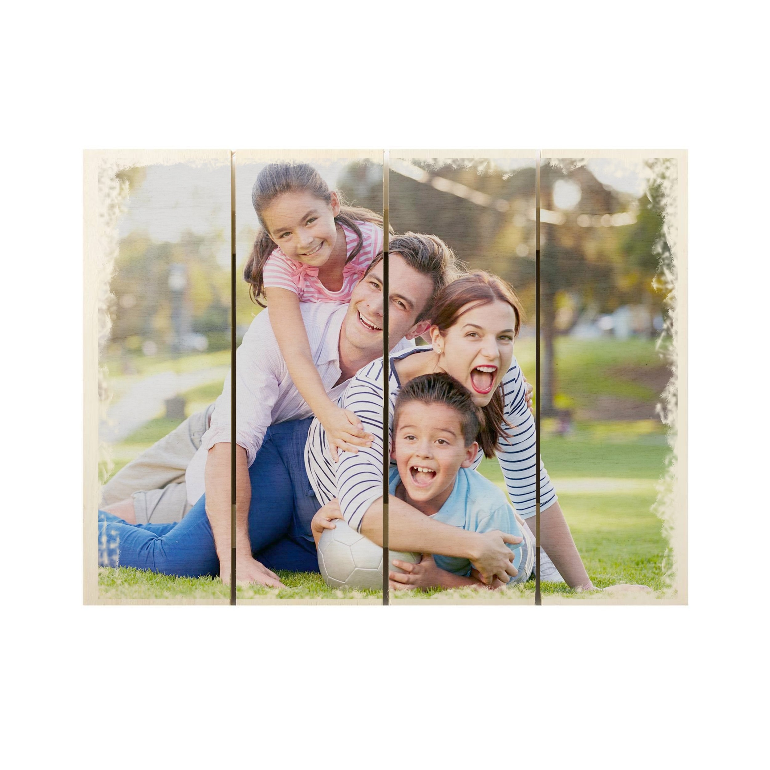 Personalised Wood Photo Plaque Pallet Style Frame – AI Printing