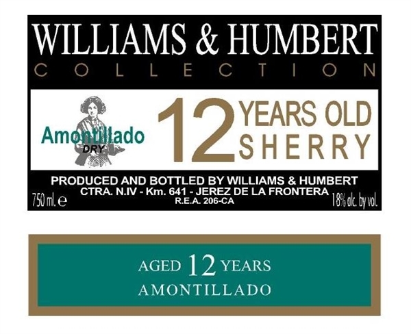 Half Bottle Williams &Humbert , 12 year, Collection Amontillado (375 ml)