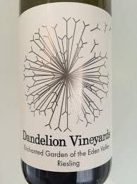 Half Bottle Dandelion Vineyards Enchanted Garden of the Eden Valley Riesling (375 ml)