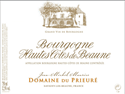 Half Bottle Domaine du Prieure (375ml), 2018, Hautes Cote de Beaune