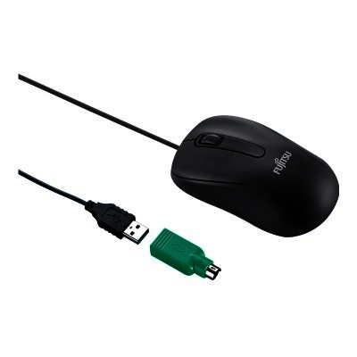 Fujitsu M530 mouse – PS/2, USB – black – EpicEasy