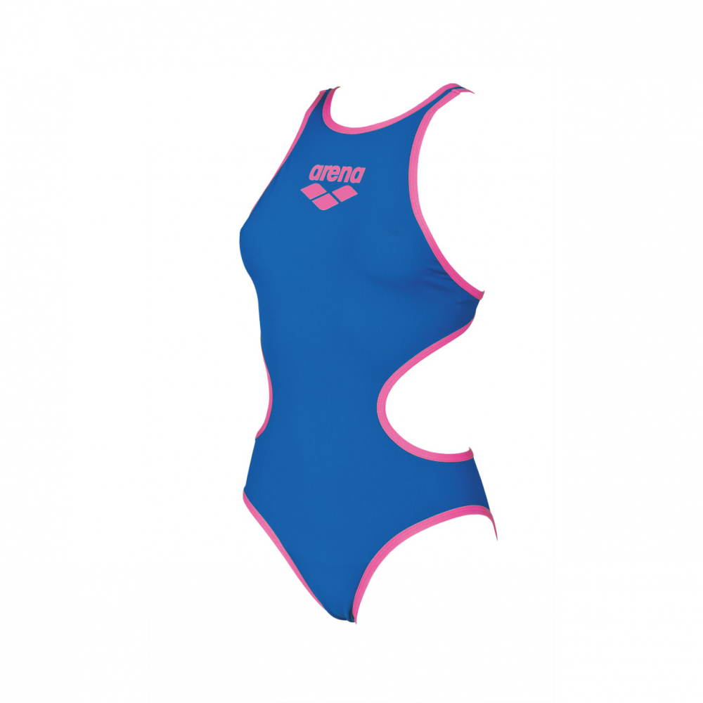 Womens arena One Big Logo 34″ Floreale-Blue – Arena