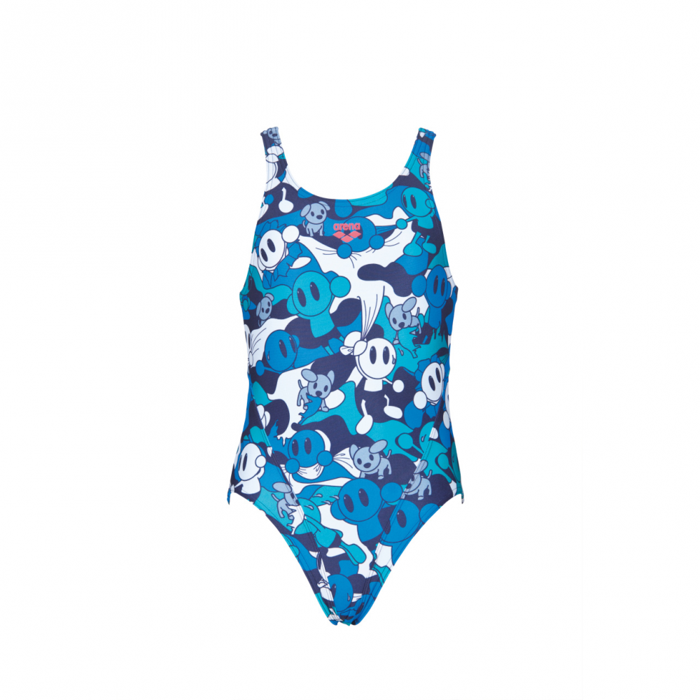 Girls Camo Kun Swimsuit 26″ Navy – Arena