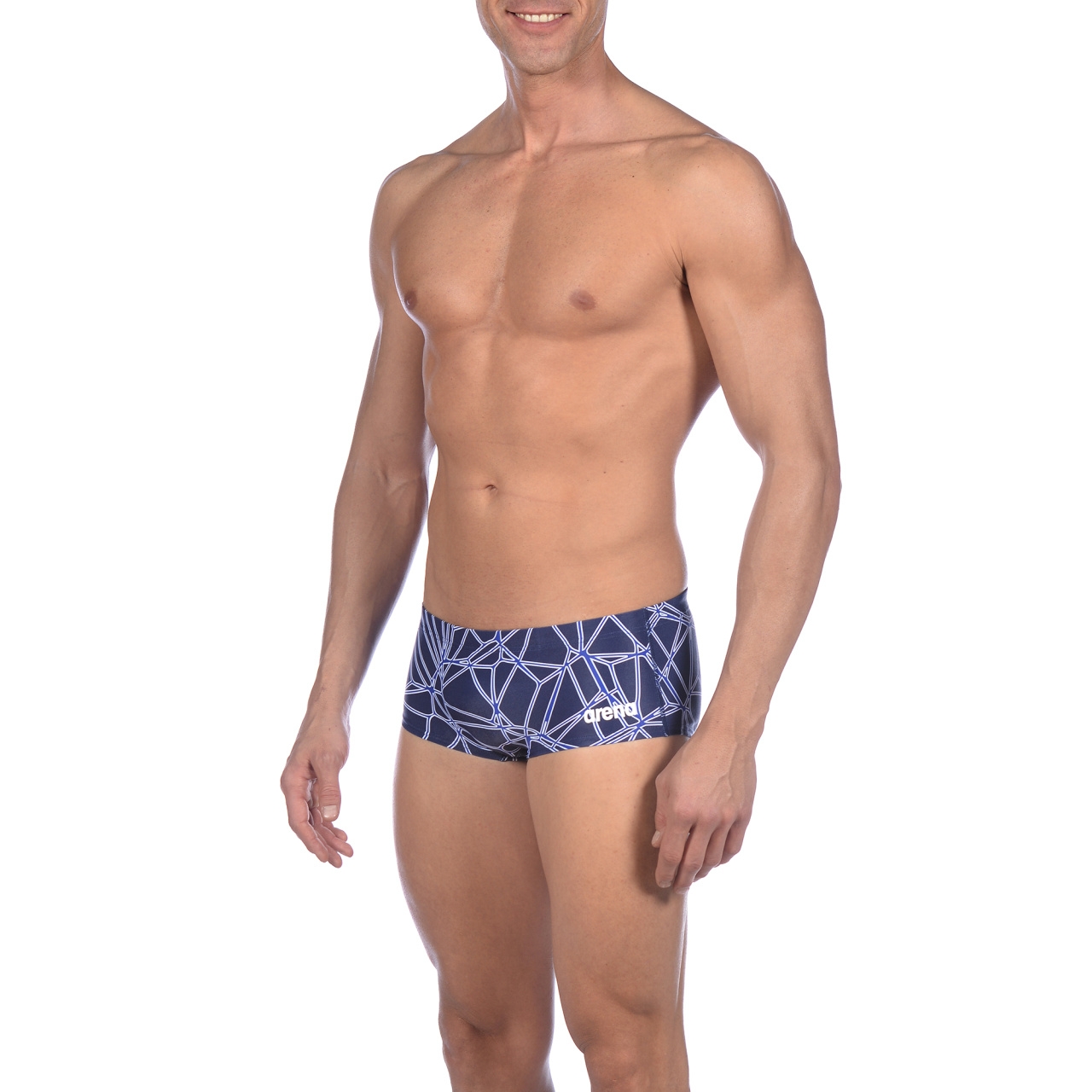 Mens Carbonics Pro Swim Shorts 40″ Black/Re – Arena