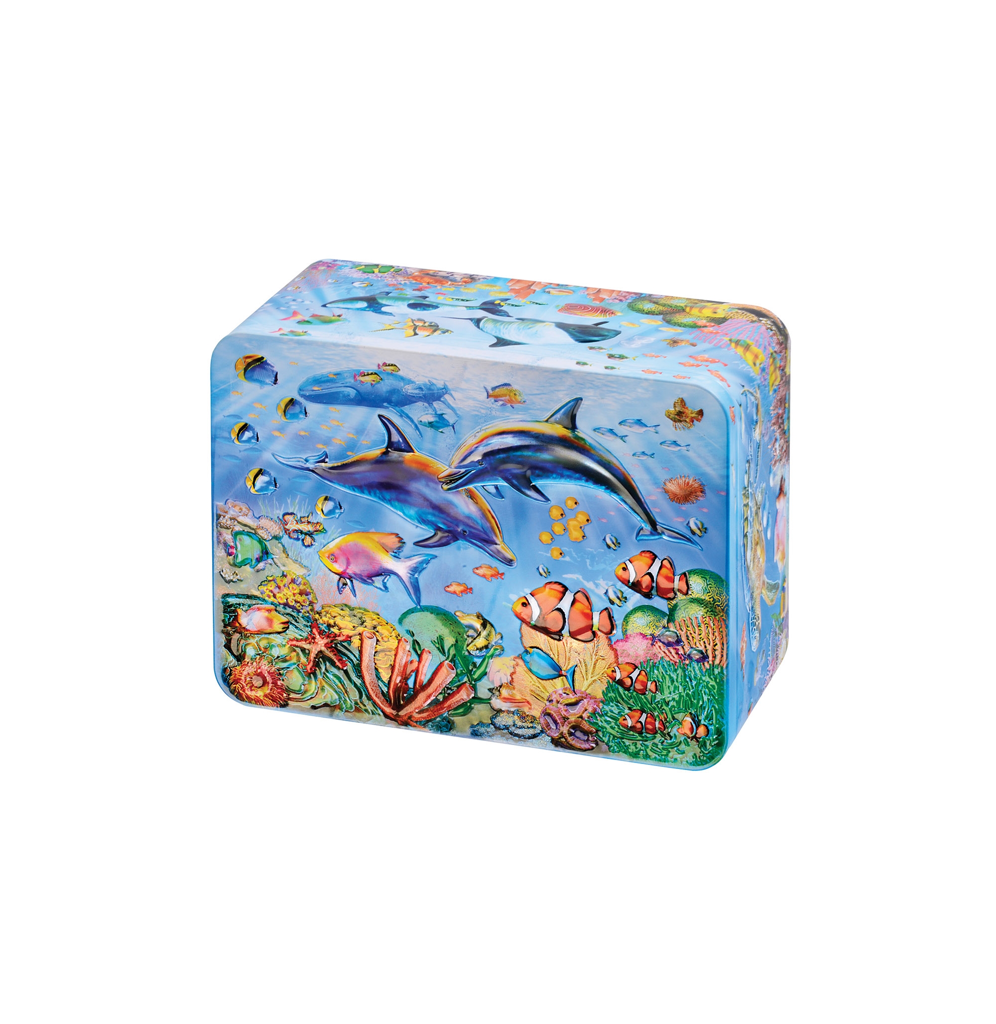 Sealife – 300g Luxury Jellies & 100 piece jigsaw puzzle – Churchills Confectionary