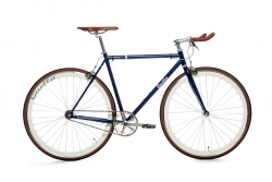 Single Speed Bike – Fixie Bicycle – Dark Blue – 51cm ( 5′ to 5′ 5″ ) – Quella Bicycles