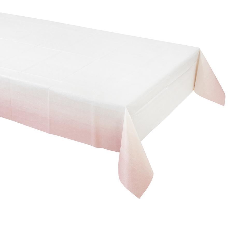 Talking Tables – Pink Table Cover – White – Party Supplies