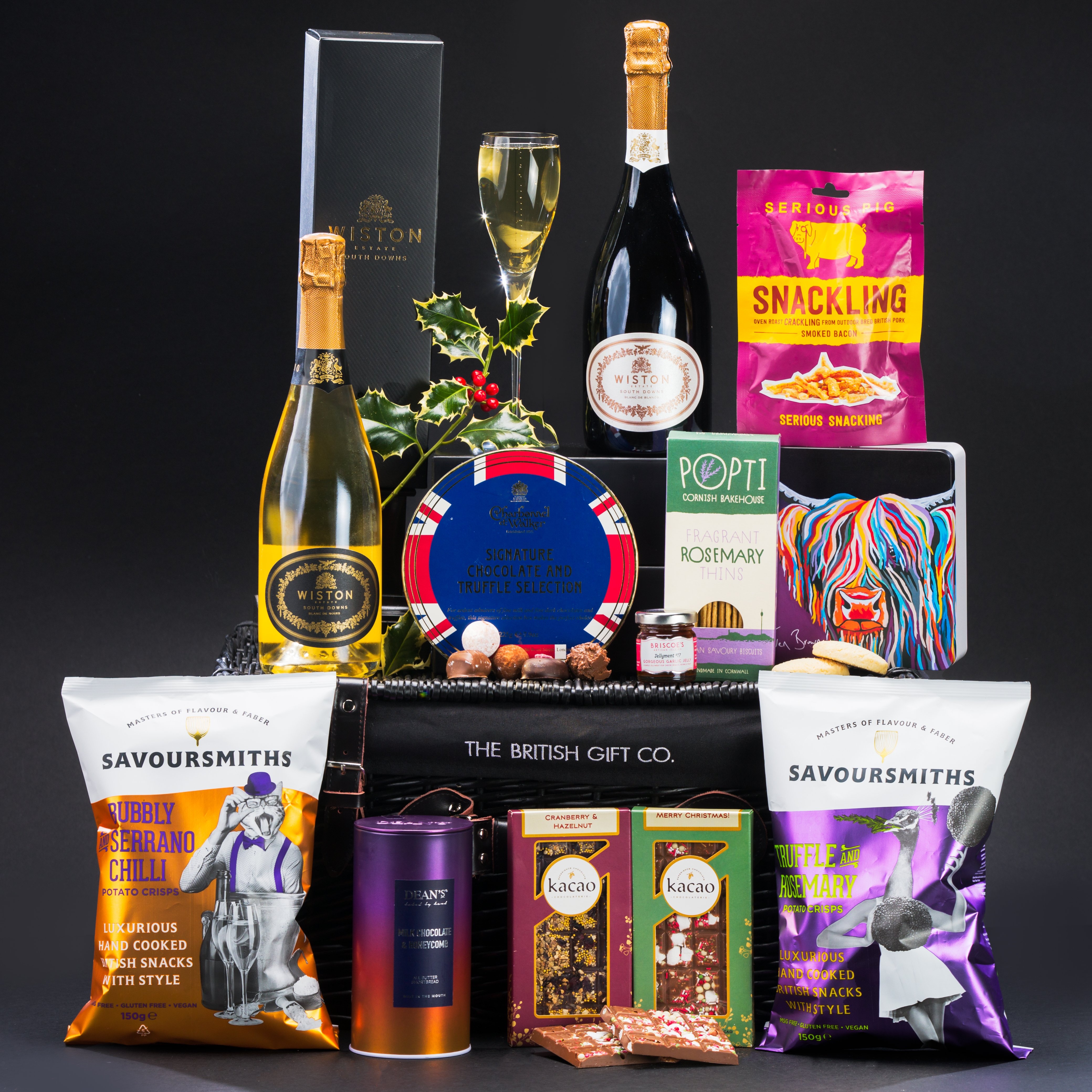 Luxury Christmas Hamper with Sparkling Wine | Christmas Gifts UK 2020 – The British Gift Co.