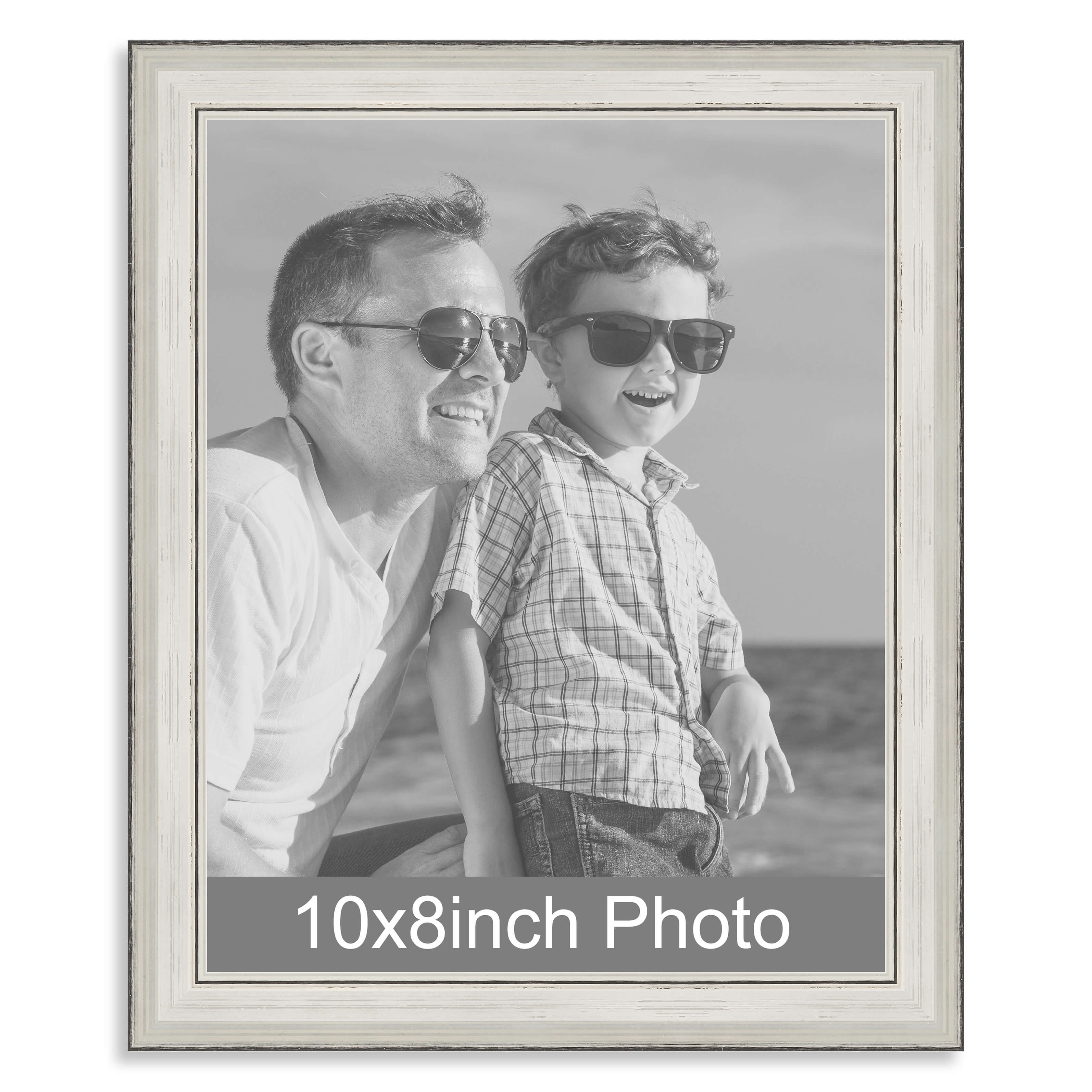 10 x 8inch Silver Wooden Photo Frame for a 10×8/8x10in image – Photo Not Required