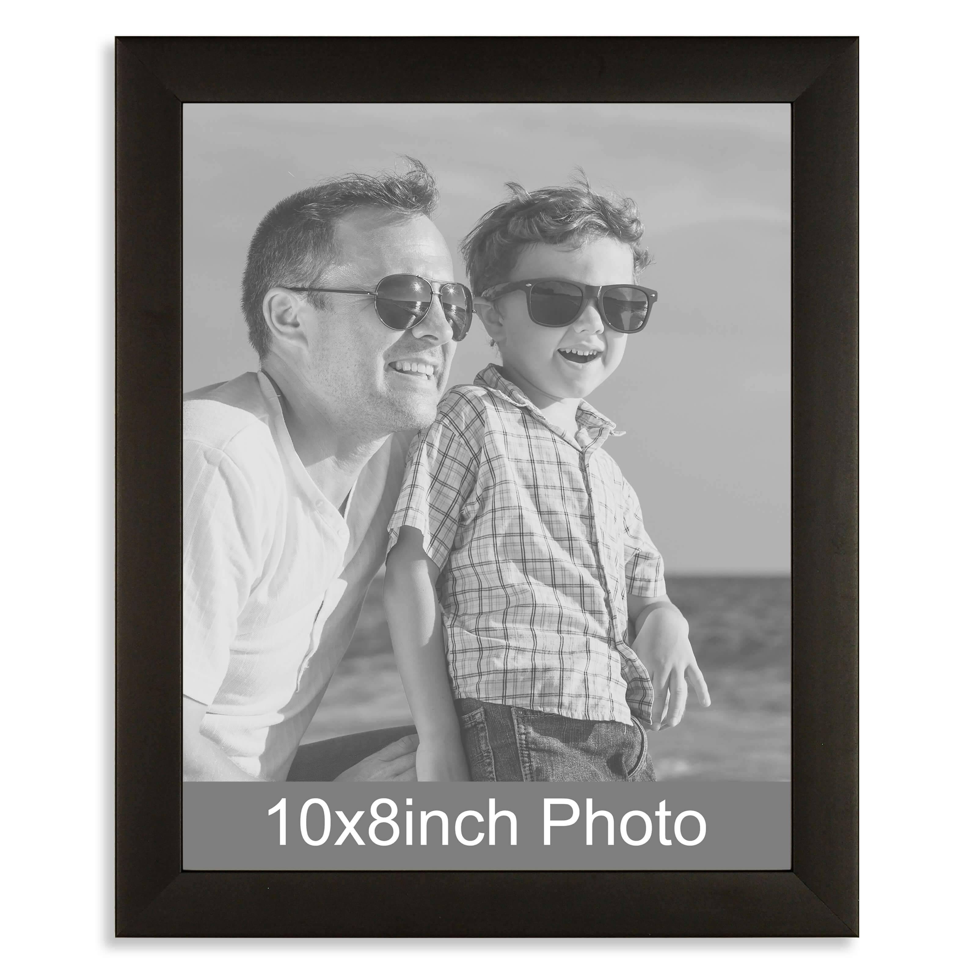 10 x 8inch Black Wooden Photo Frame for a 10×8/8x10in image