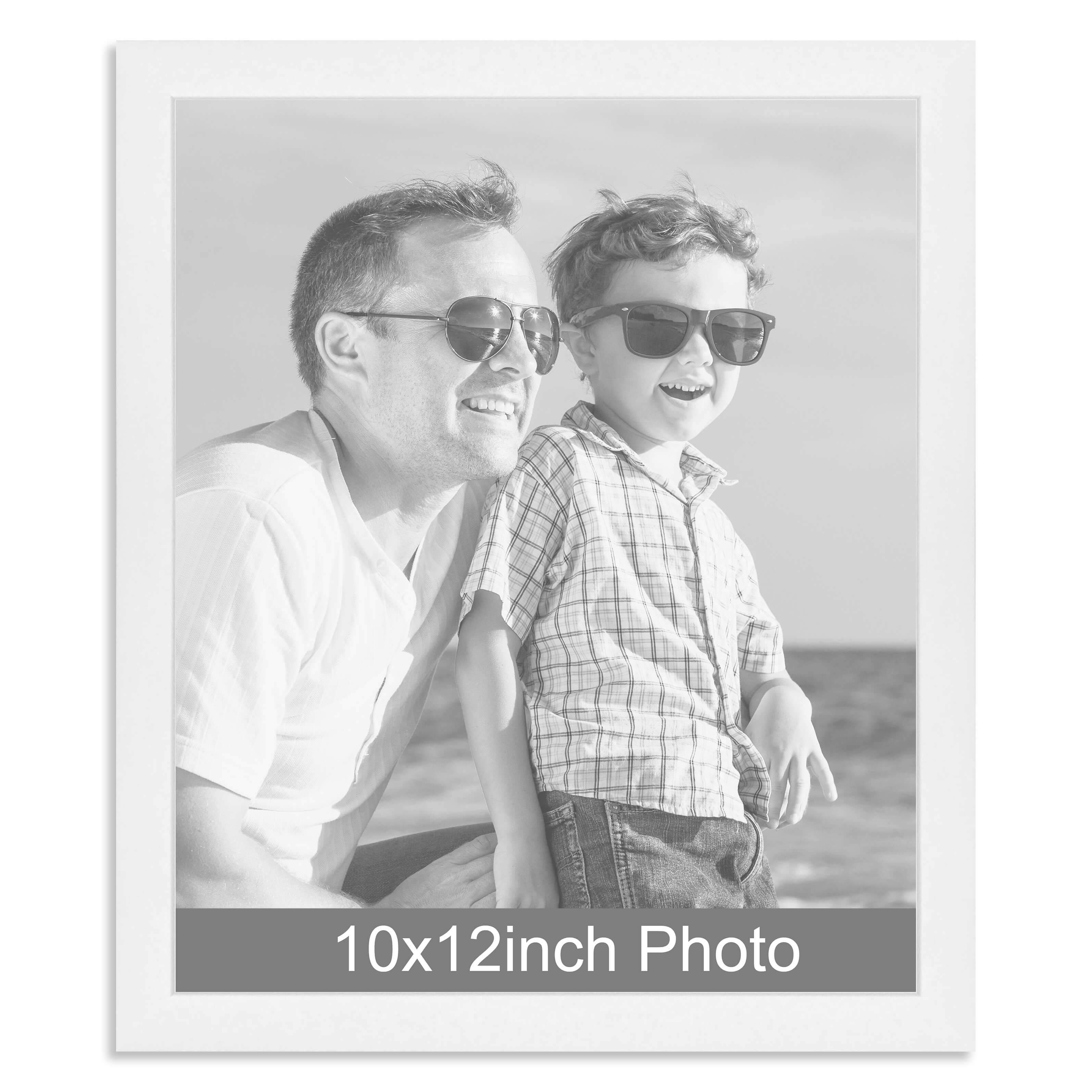 10 x 12inch White Wooden Photo Frame for a 10×12/12x10in photo