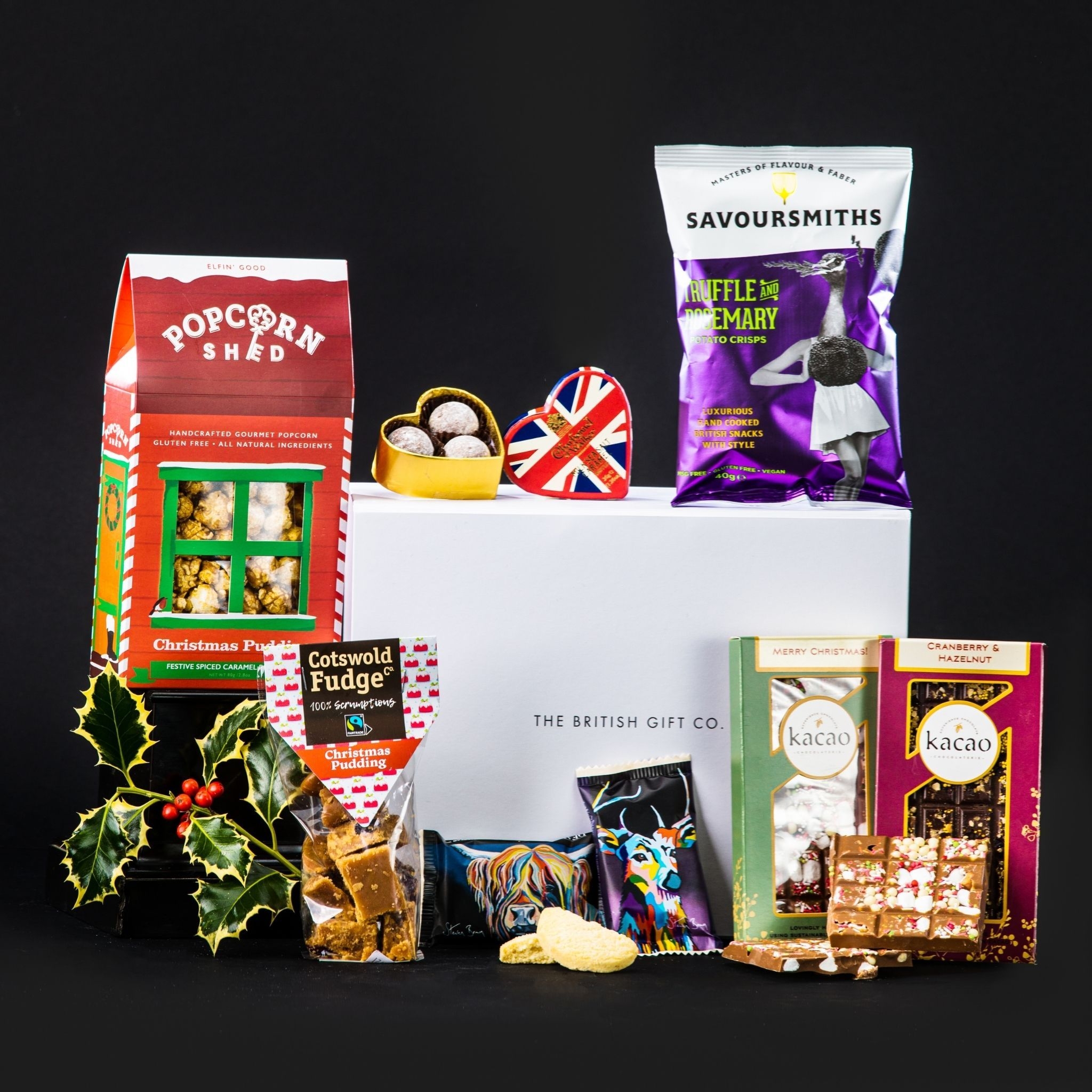 Christmas Treats Gift Box with No Alcohol – Perfect Corporate Gift – The British Gift Co.
