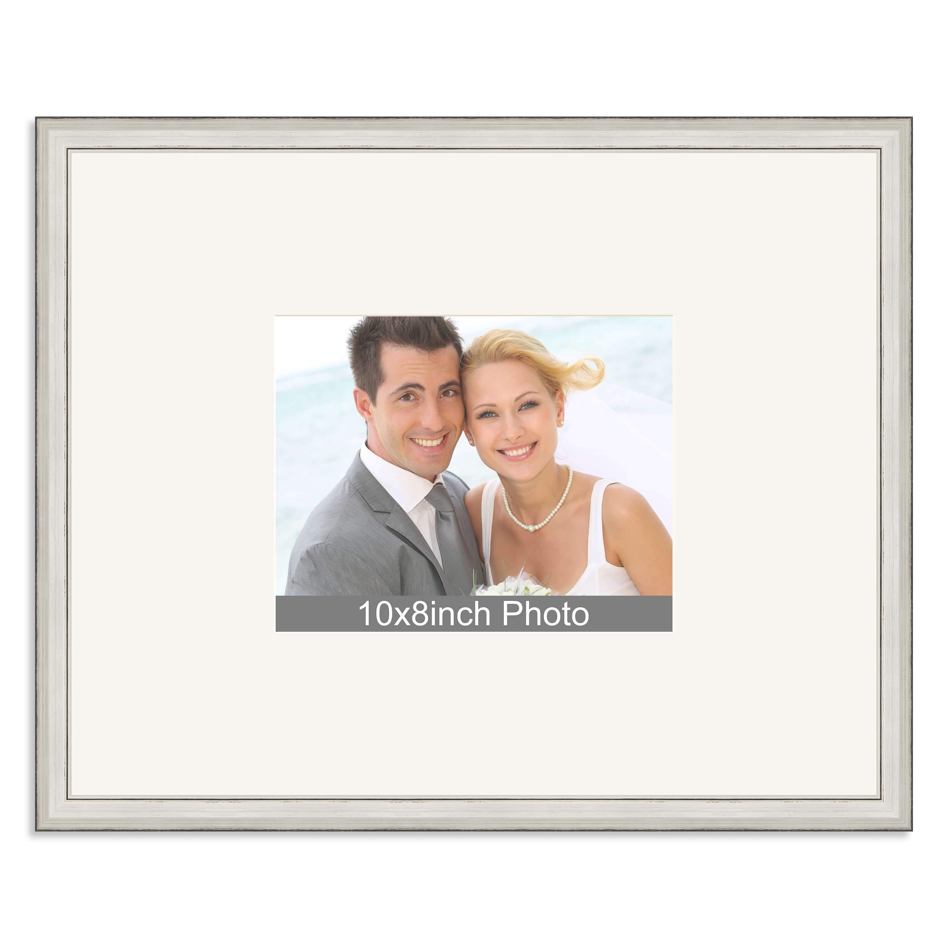 Silver Wedding & Special Occasion Signing Frame for a 10×8/8x10in Photo
