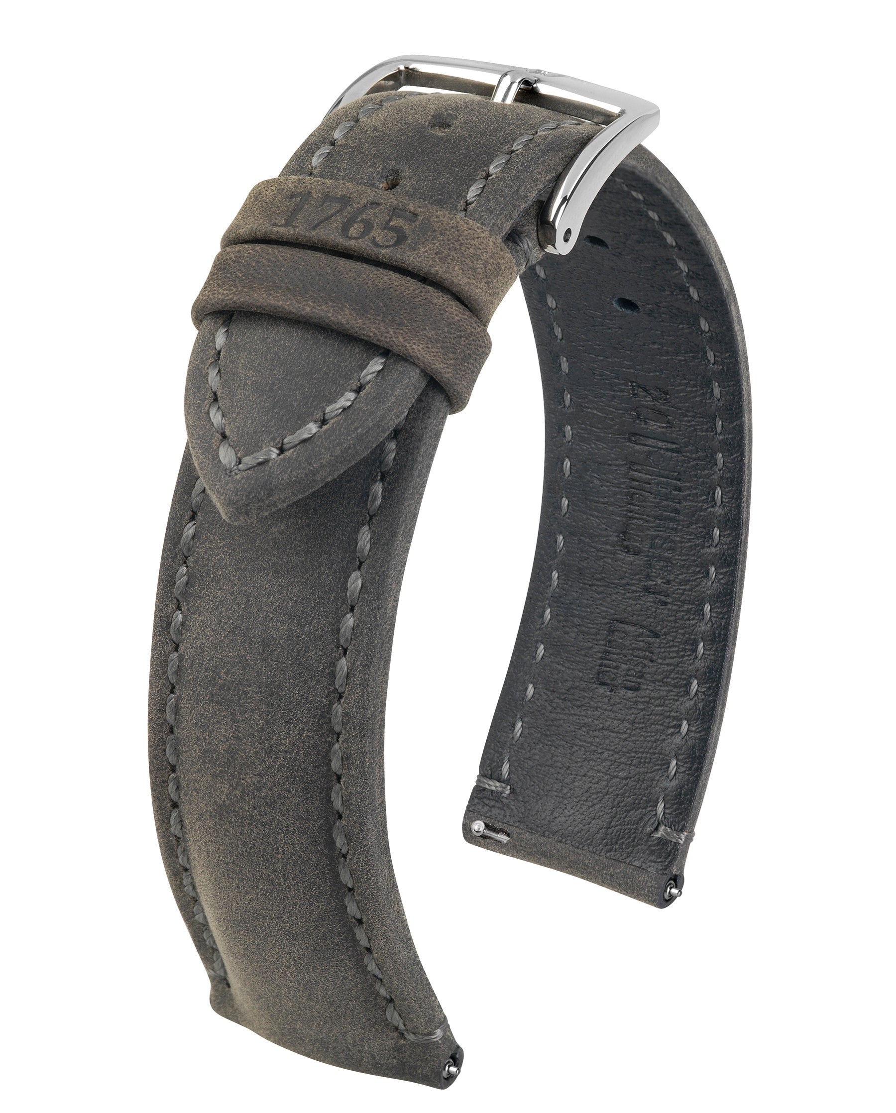 HERITAGE | Vintage Artisan Leather | Grey- 20mm – Strapped For Time