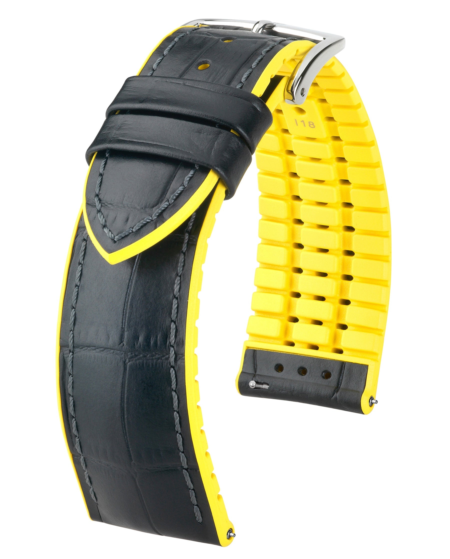 Hirsch Andy Watch Band Yellow- 24mm – Strapped For Time