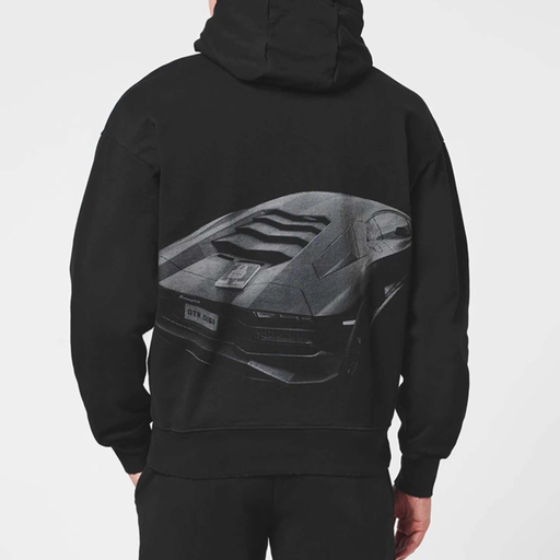 LAMBO HOODIE – S – Urban Collection – Diverse & Inclusive Brand – Unisex – High Quality Luxury Brand – Oversized – Black – Off The Rails