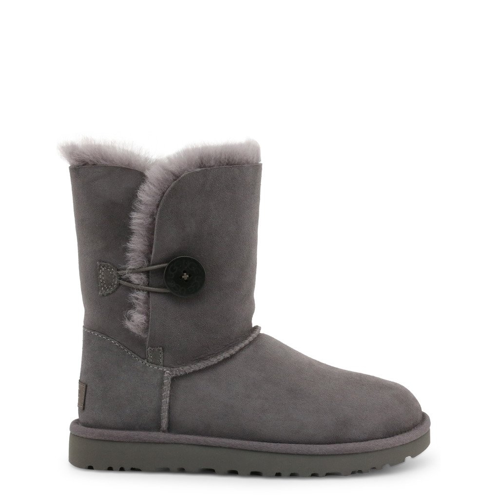 UGG – Bailey Button in Grey, Black & Brown – Shoes Ankle boots – Grey / Eu 36 – Love Your Fashion