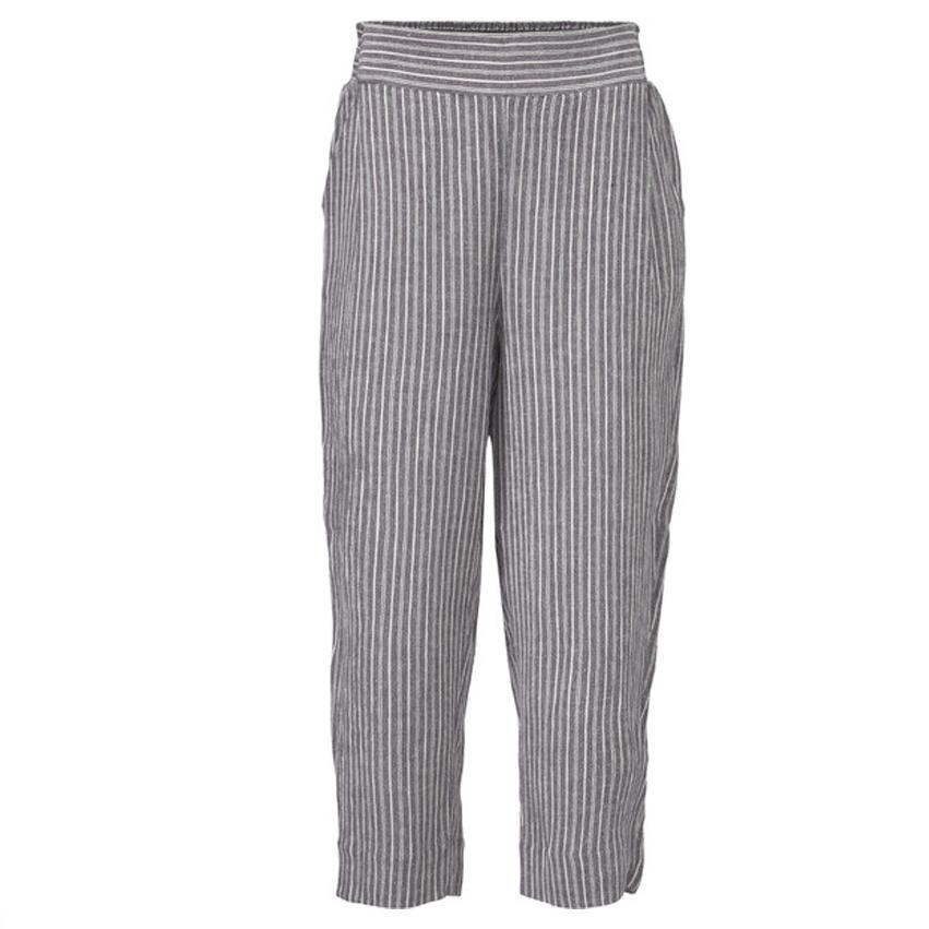 Masai Petrina Trousers In Grey Stripe – XS
