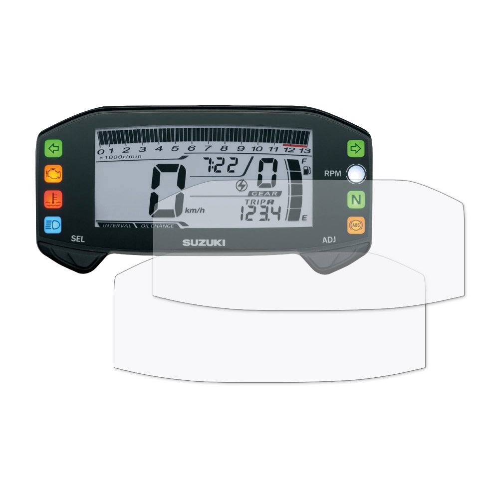 Suzuki GSX-R125 – GSX-S125 (2017+) Dashboard Screen Protector 2 x Ultra-Clear – Speedo Angels