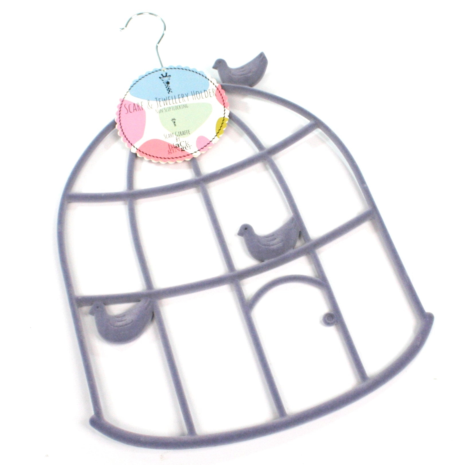 Bird Cage Scarf Hanger Lilac – Stylish & Luxurious – Unisex – The Scarf Giraffe