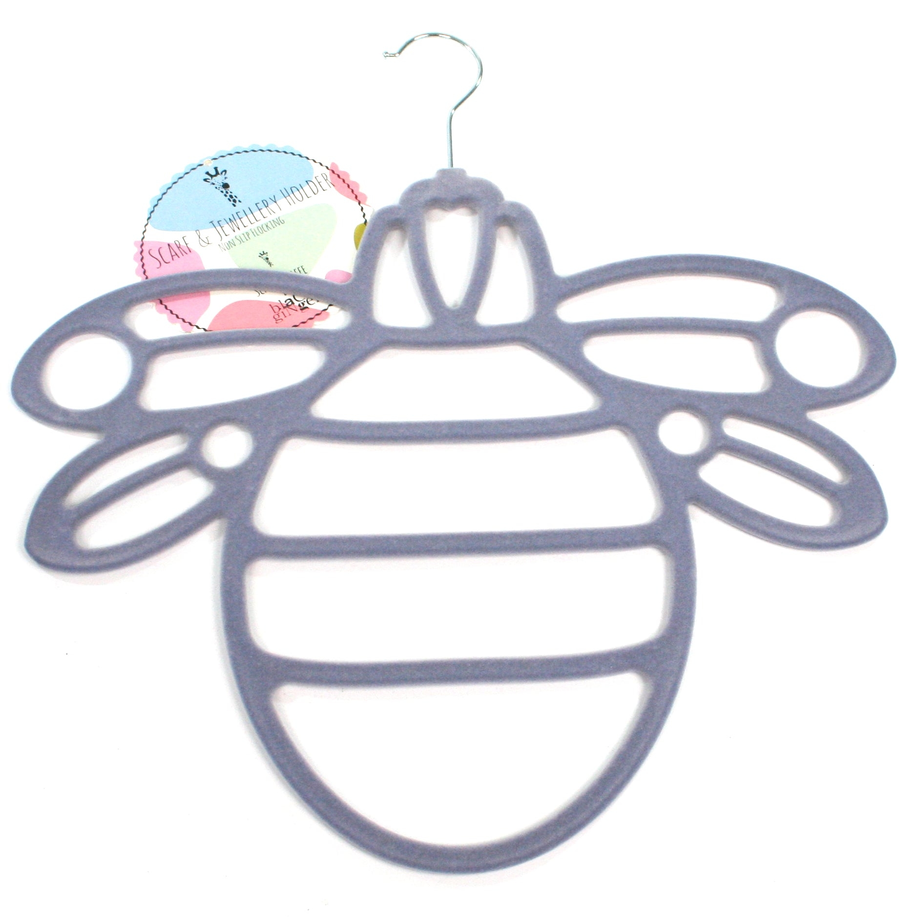 Bumble Bee Scarf Hanger Lilac – Stylish & Luxurious – Unisex – The Scarf Giraffe