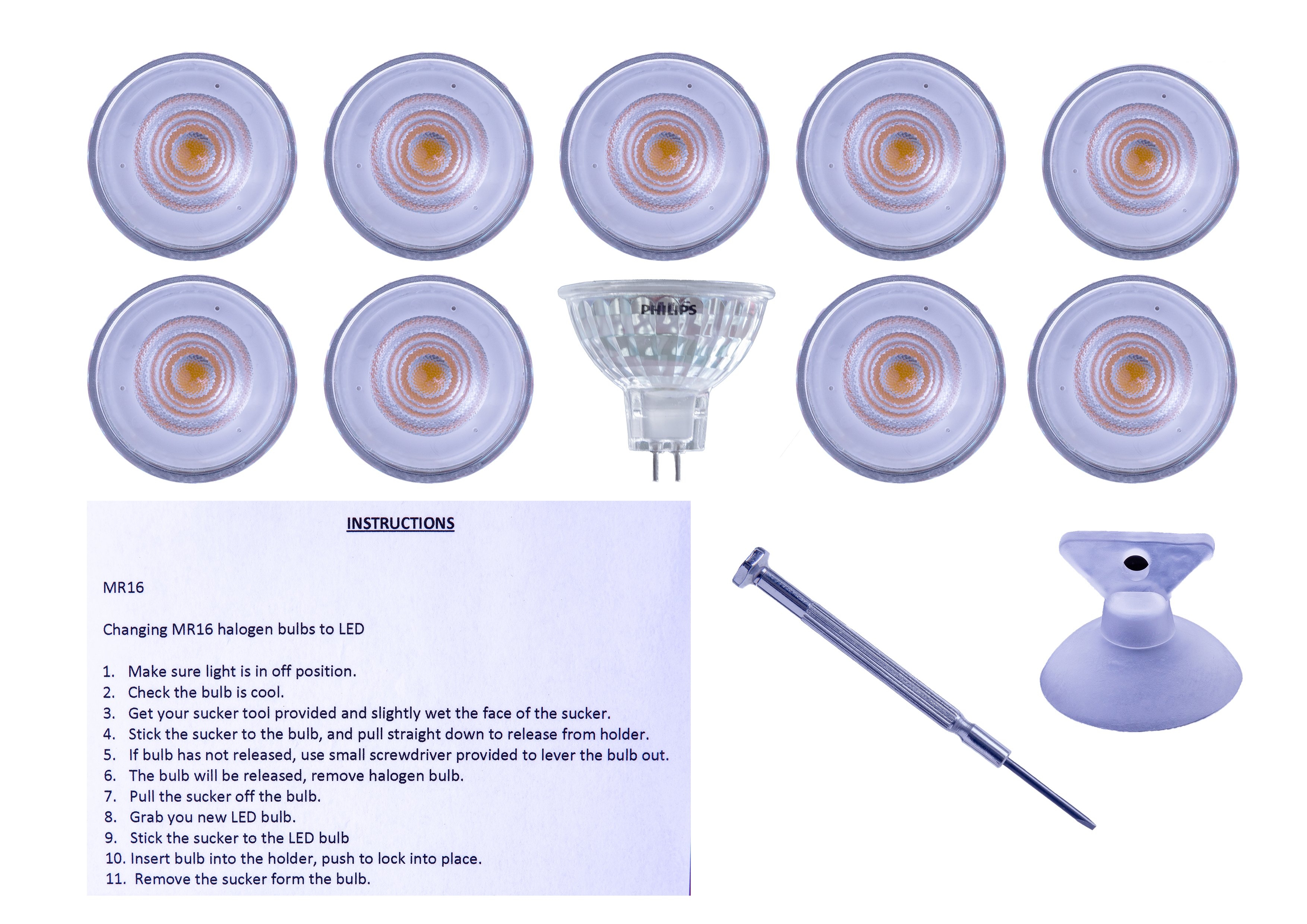 10 x MR16 LED Conversion Pack – LED Made Easy Shop