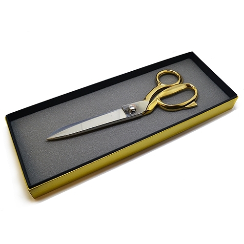 H.Webber – Gold Plated Ceremonial Tailors Shears – 10 – Gold Colour – Textile Tools & Accessories