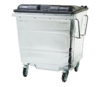 1100L Steel Wheelie Bin – Steel