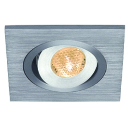 SLV 111872 Lelex 1 LED 1W 3000K Brushed Aluminium Downlight