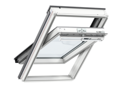 Velux – VELUX GGL CK04 SD5J2 WhitePainted CentrePivot Conservation Package, Recessed Tiles,55×78 Roof WIndow