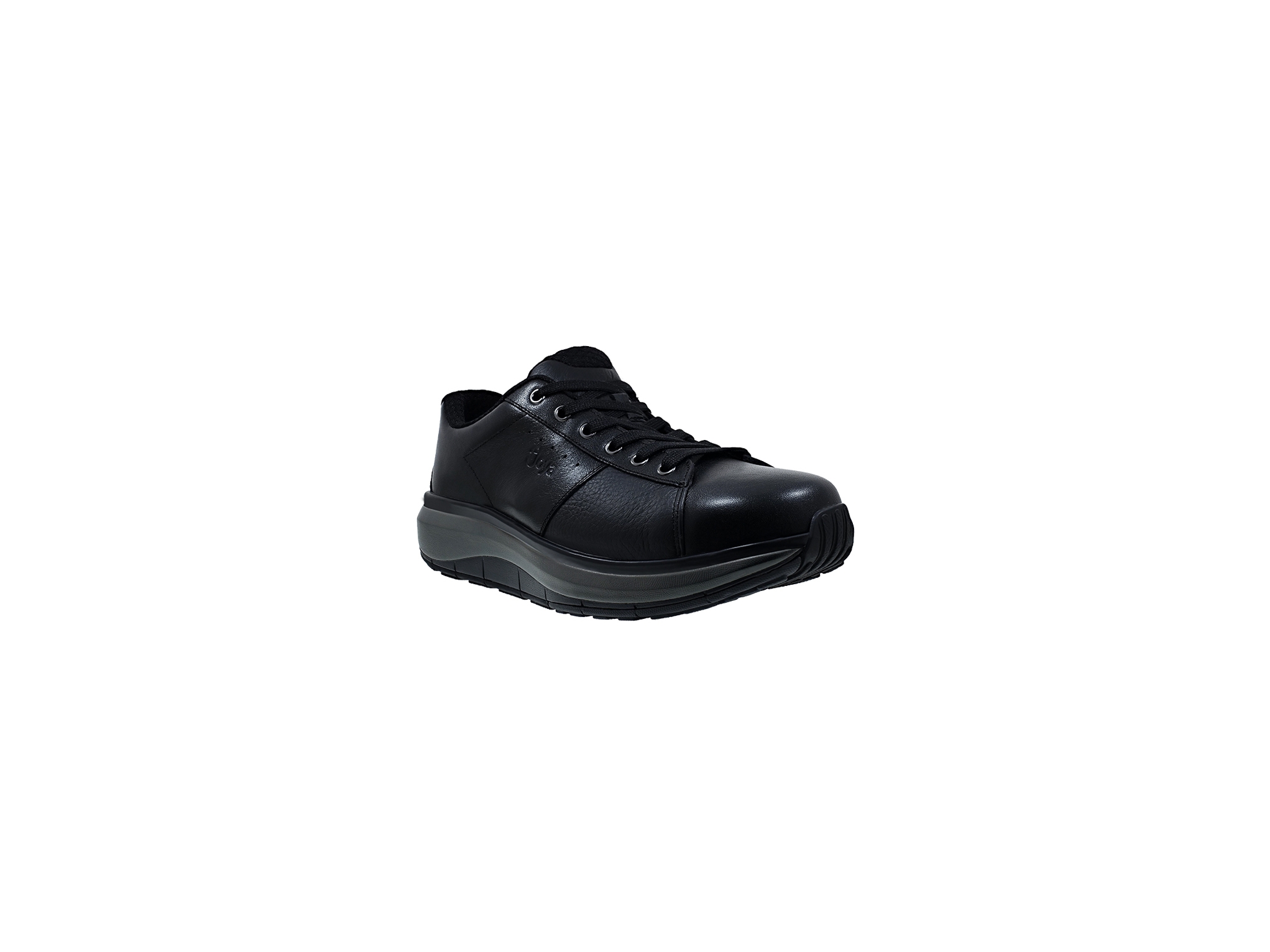 Mens Joya Malibu M SR – Black Casual Shoes – Lace-Up – Suitable For Orthotics / Heel Spurs – Size 9.5 – Leather / Synthetic Fabric