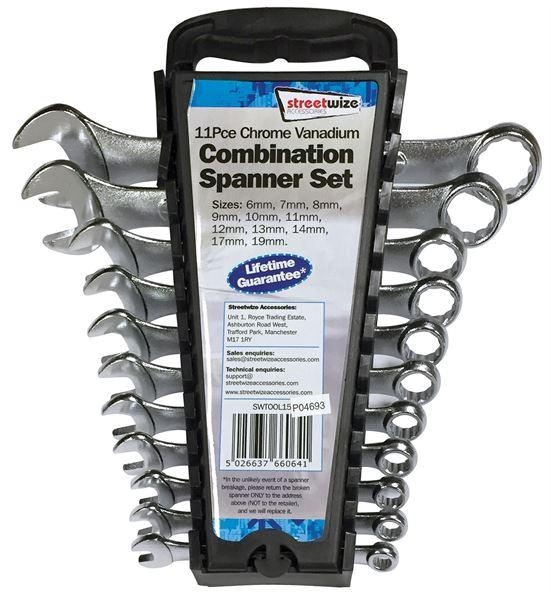 11PCS COMBINATION CRV SPANNER SET – Leisurewize – Campers & Leisure