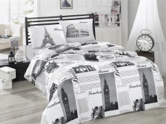 Ranforce Double Quilt Cover Set – City