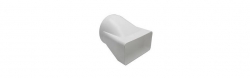 Plastic Square to Round Straight Adaptor – Ventilation System Parts – Easy Hvac