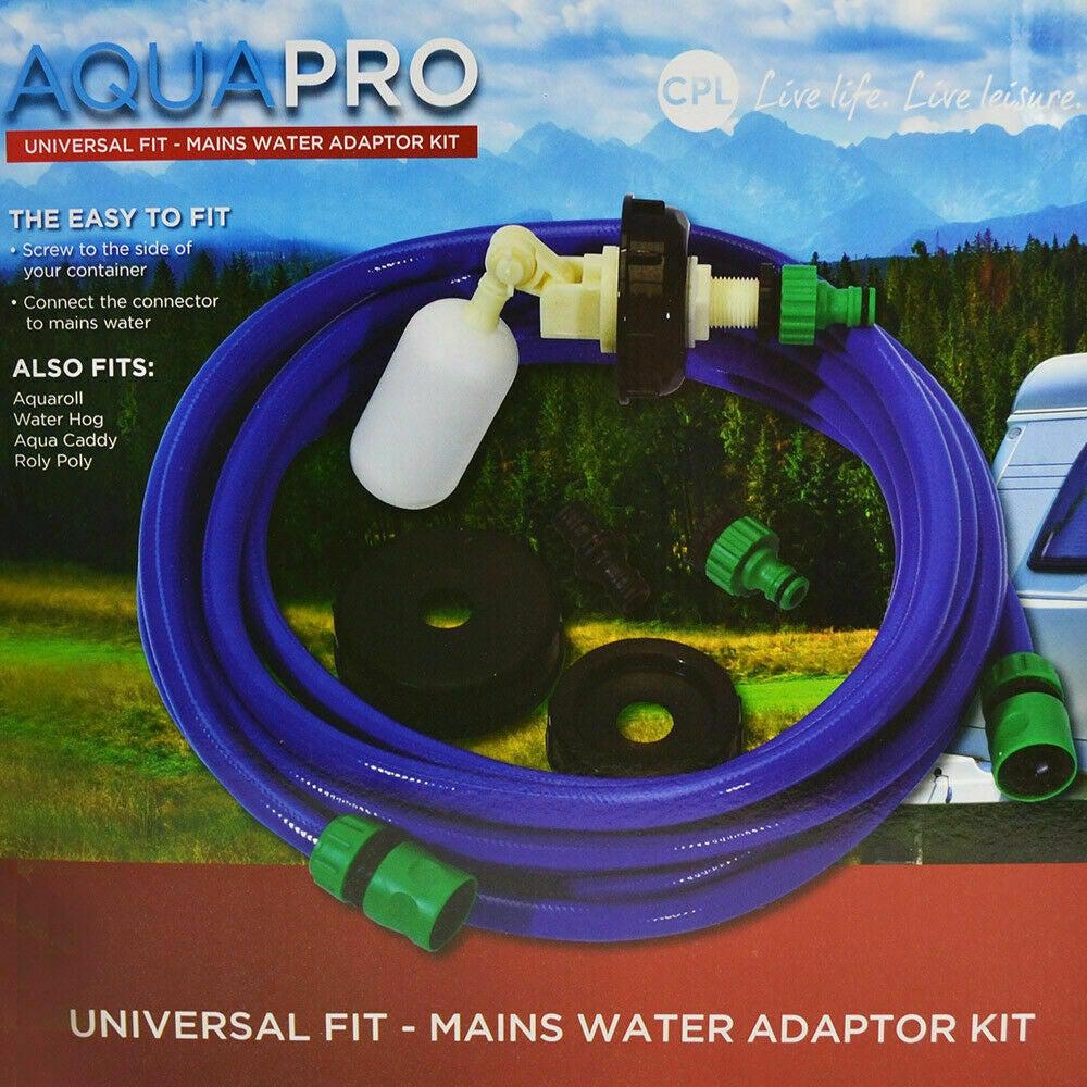CPL AquaPRO Mains Water Adaptor Kit – Fits Aquaroll/ Water Hog/Roly Poly – Crusader – Campers & Leisure