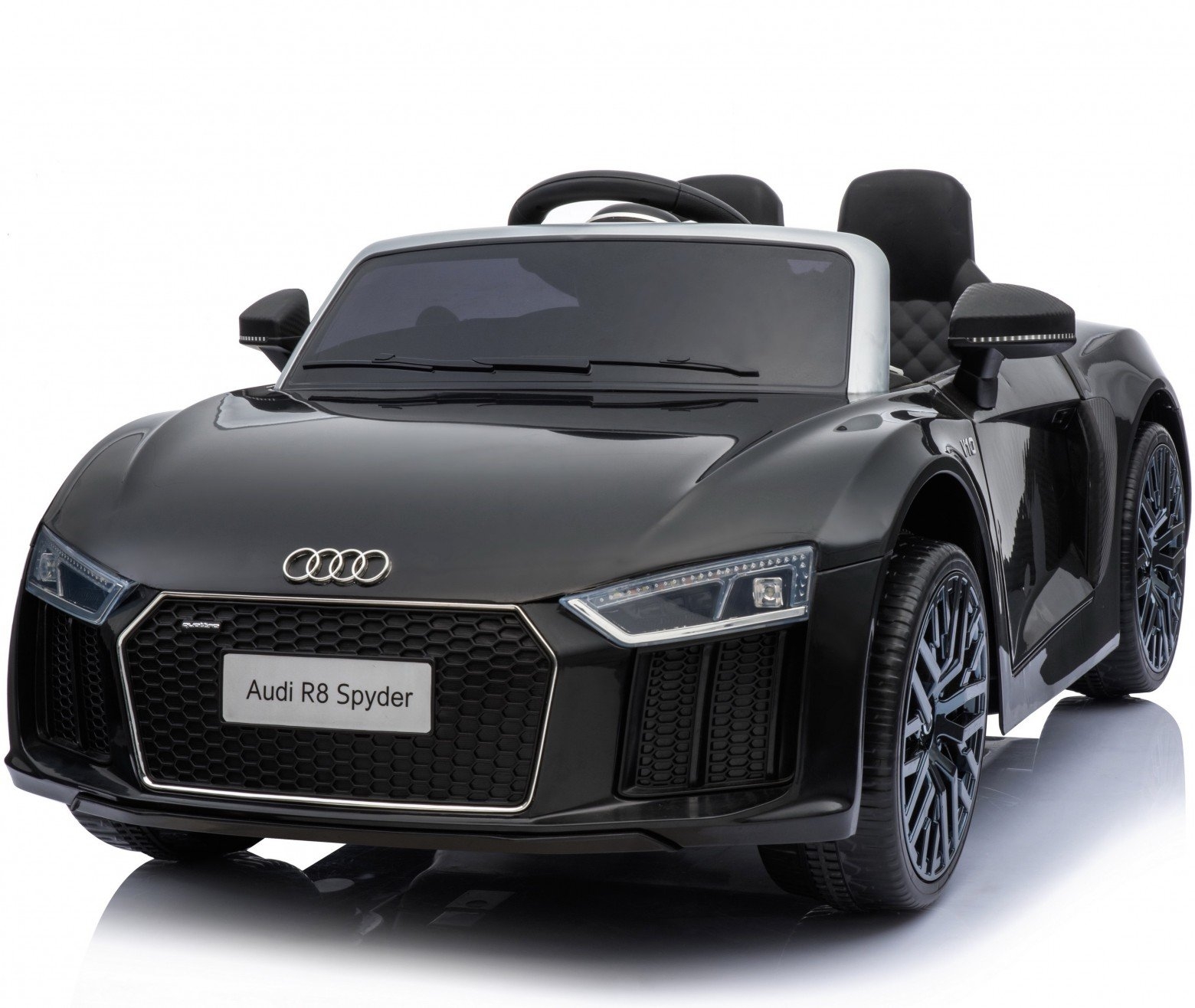 New Shape Licensed Audi R8 Spyder 12V ChildrenÛªs Electric Ride On Toy Car – Black
