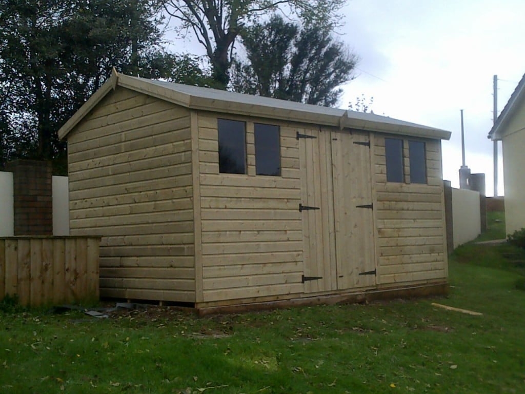 12 x 8ft 19mm Ultimate Tanalised Apex Shed